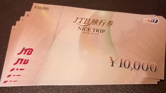 JTBナイストリップ  旅行券 １万円 1枚～100枚 